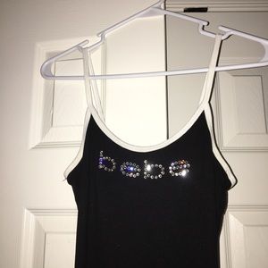 Leg opening above the knee dress